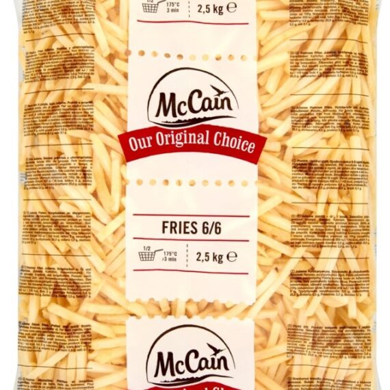 McCain 1002 Fries 6/6 5X2500GR