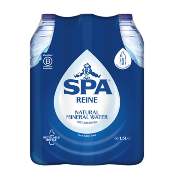 Spa Water Blauw 6x1,5L.