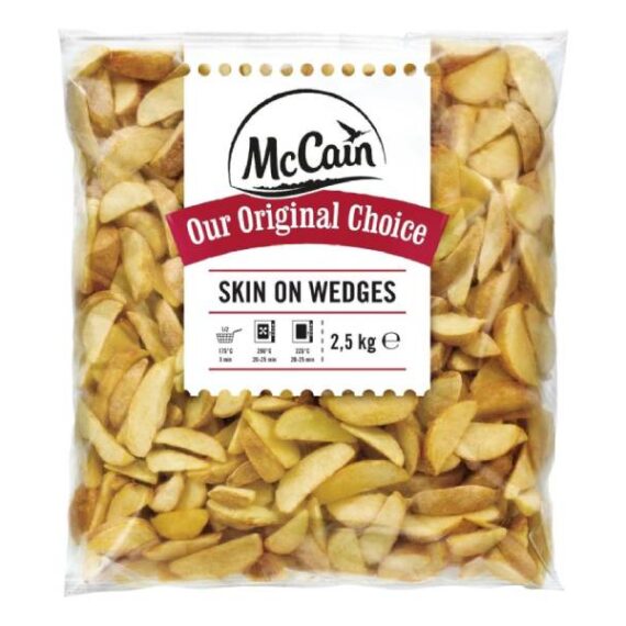 McCain Skin On Wedges 5x2,5 kg