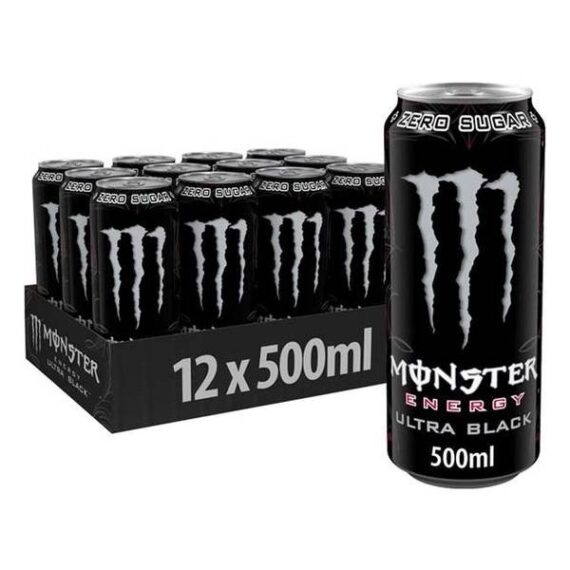 Monster Energy Ultra Black 12 x 500ml