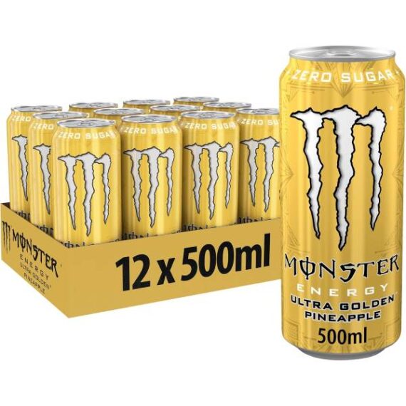 Monster Ultra Golden Pinaple 12x500ml