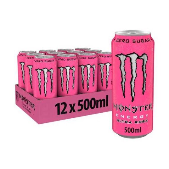 Monster Ultra Rosa 12x500ml
