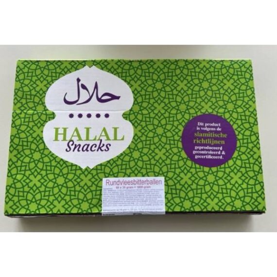 Homeko Rundvlees Bitterballen Halal 60x30g