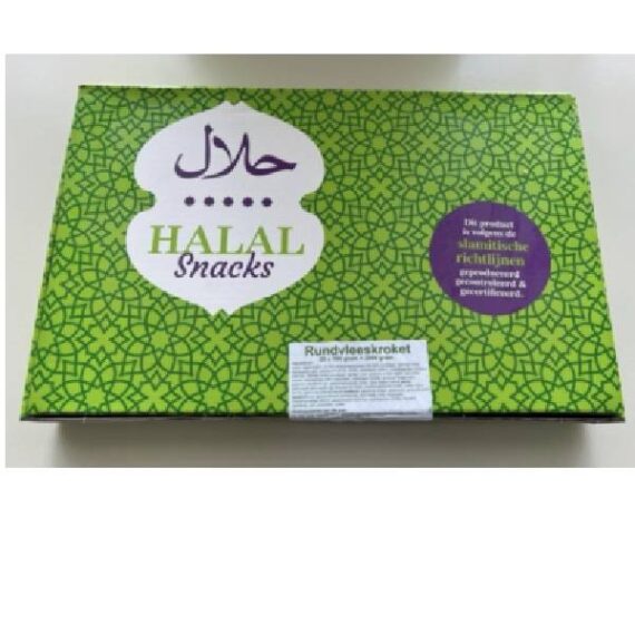 Homeko Rundvleeskroket Halal 20x100G