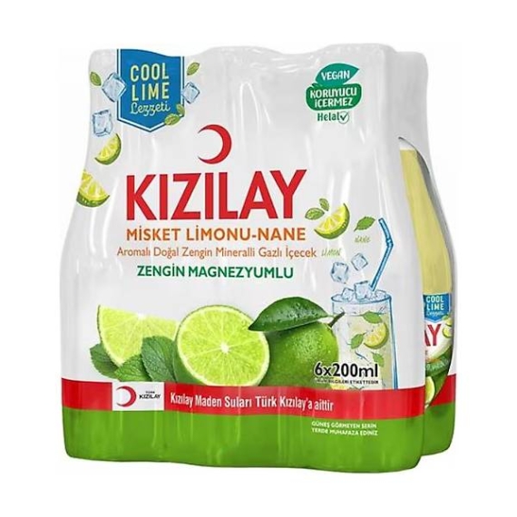Kizilay Misket Limon Nane 24x200ml