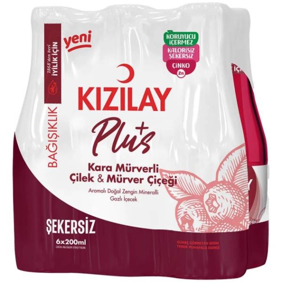 Kizilay Plus Karamurverli&Cilek 24x200ml